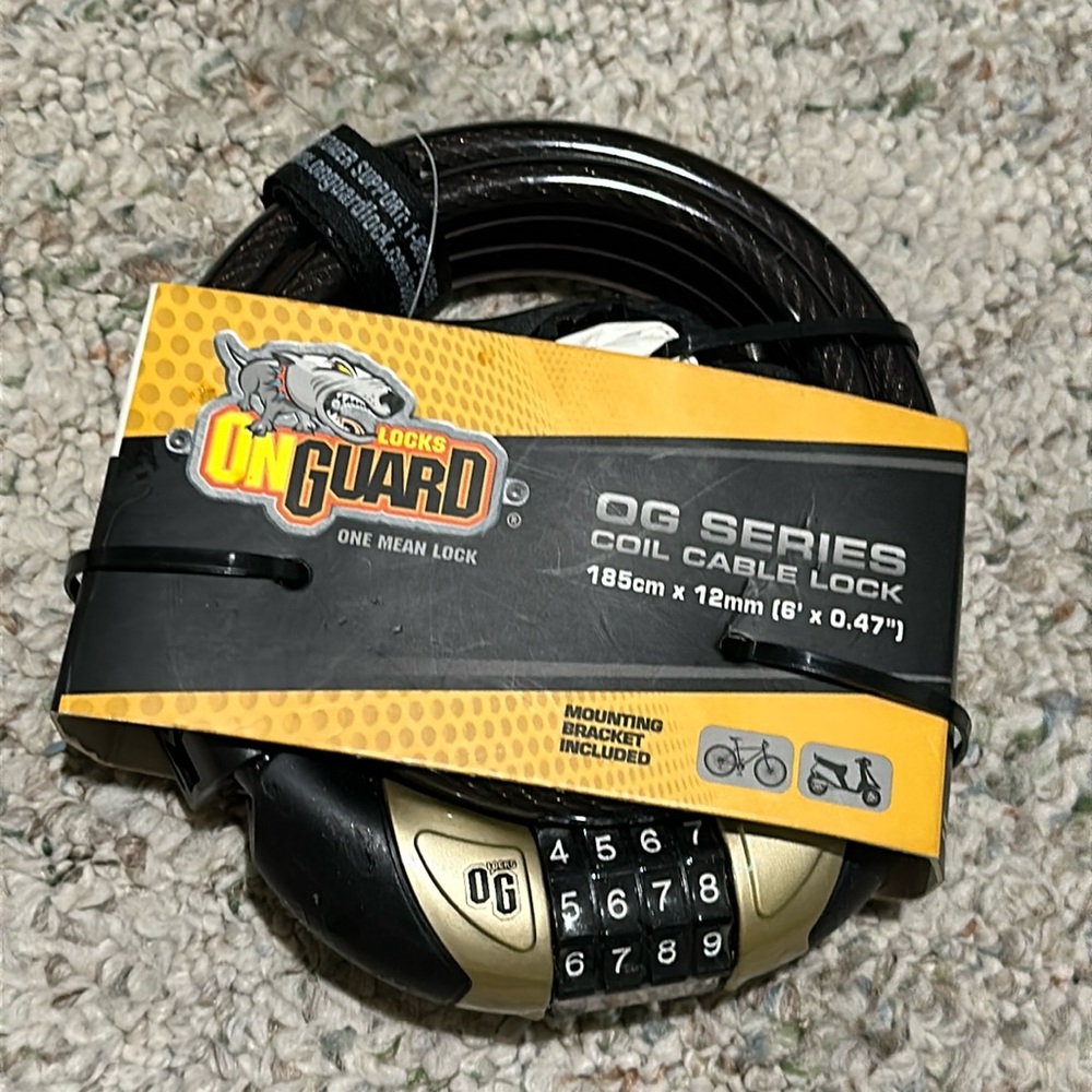 OnGuard Locks OG Series Coil Cable Lock